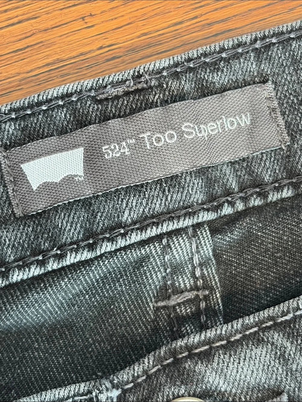 Levi's  Slim Straight Black Washed Jeans